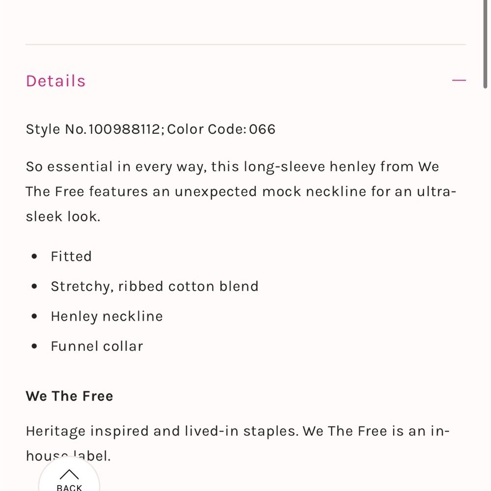 Free People We The Free Lake Stripe Henley - Picture 9 of 13
